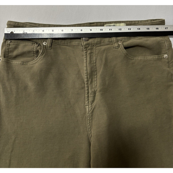 32 Degrees Cool Womens 16 Sweatpant Jean Olive Travel Comfy Loungewear Essential - Picture 7 of 9